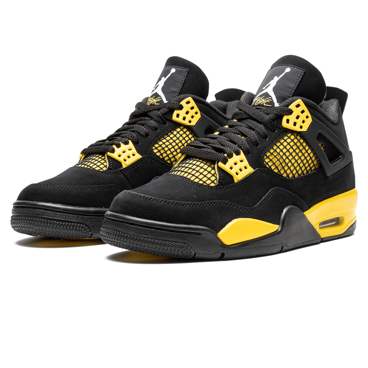 Jordan 4 Retro Thunder – black/yellow