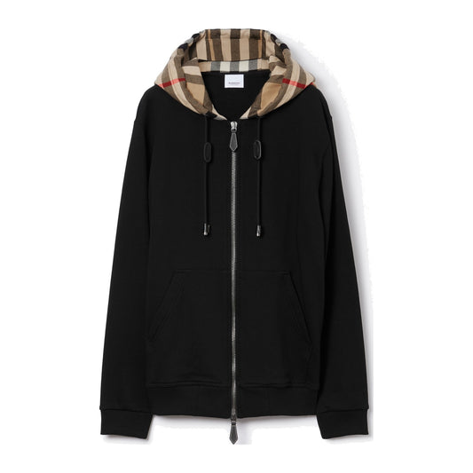 Burberry zip hoodie black