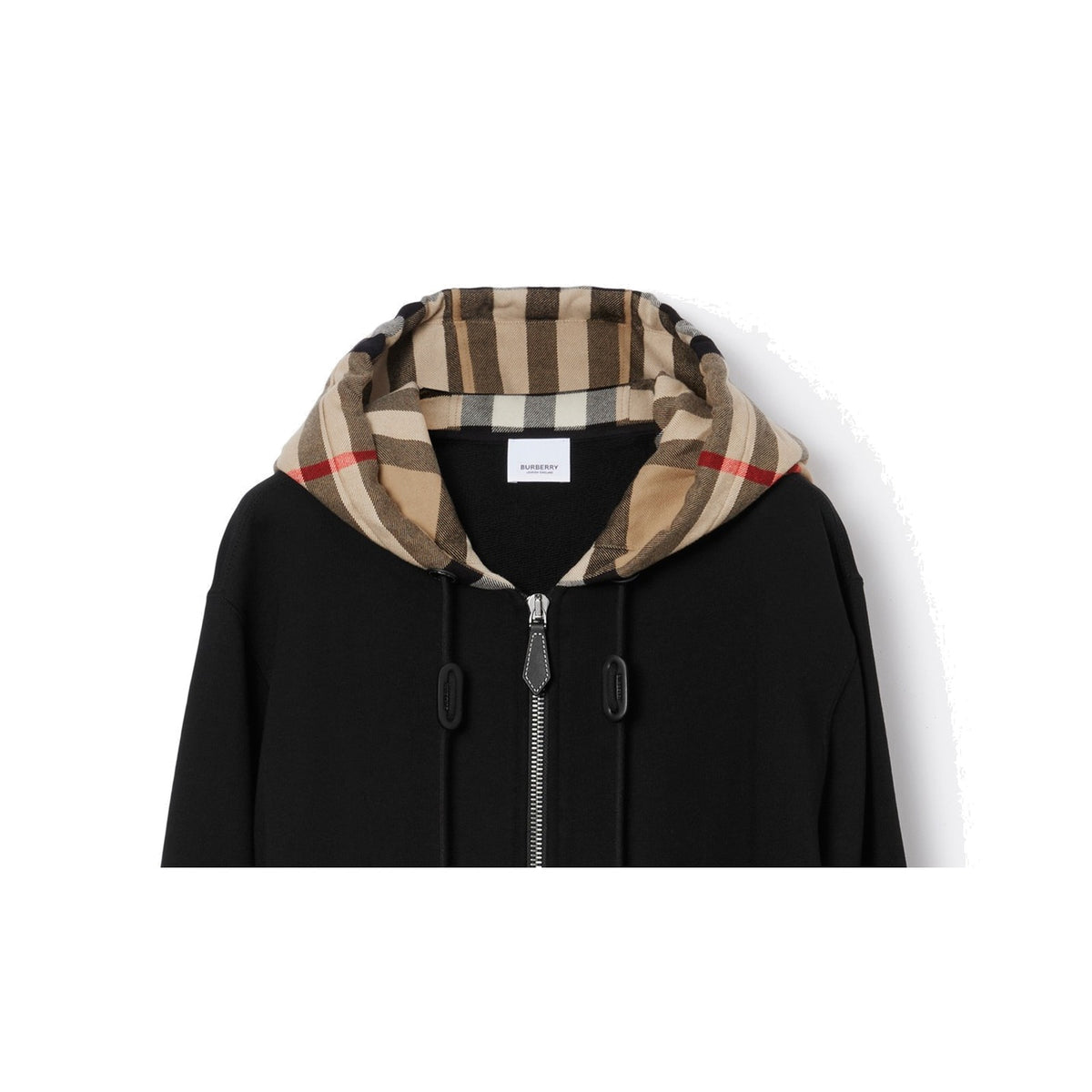 Burberry zip hoodie black